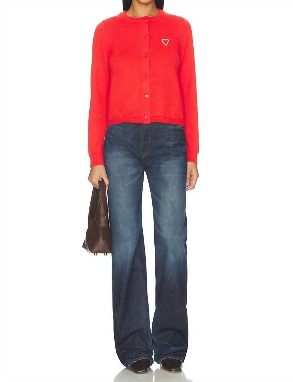 NEW STITCHES & STRIPES racine knit cardigan in picante combo